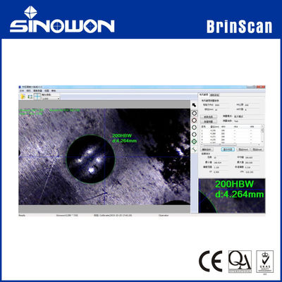 Taşınabilir Dijital Optik Brinell Sertlik Denetleyicisi Ölçüm Sistemi BrinScan